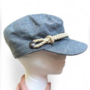 Brixton Brixton Rope Fiddler Mariner Cap Medium Gray Blue